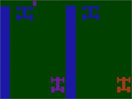 Title screen of Street Racer on the Atari 2600.