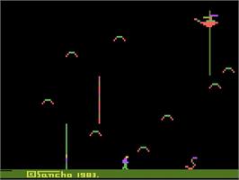 Title screen of Stunt Man on the Atari 2600.