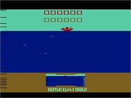 Title screen of Sub-scan on the Atari 2600.
