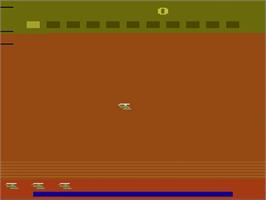 Title screen of Super Cobra on the Atari 2600.