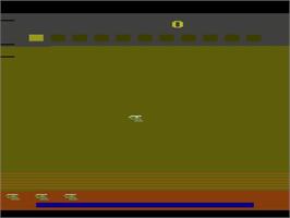 Title screen of Super Cobra on the Atari 2600.