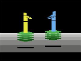 Title screen of Swordfight on the Atari 2600.