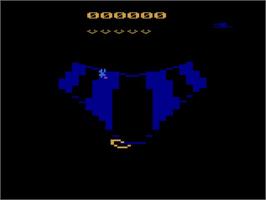 Title screen of Tempest on the Atari 2600.