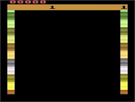 Title screen of Threshold on the Atari 2600.