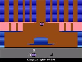Title screen of Thwocker on the Atari 2600.