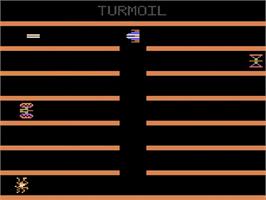 Title screen of Turmoil on the Atari 2600.