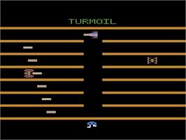 Title screen of Turmoil on the Atari 2600.