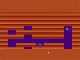 Title screen of Tutankham on the Atari 2600.