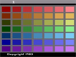 Title screen of Unknown Activision Game #1 on the Atari 2600.