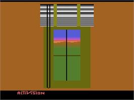Title screen of Venetian Blinds on the Atari 2600.