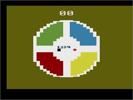 Title screen of Video Simon on the Atari 2600.
