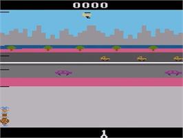 Title screen of Walker on the Atari 2600.