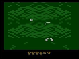 Title screen of Xevious on the Atari 2600.