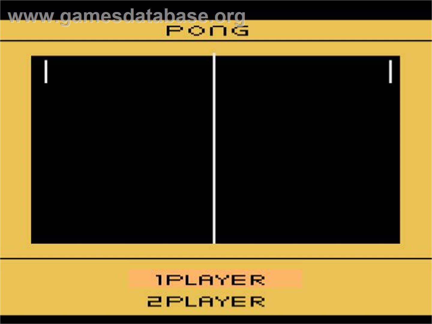 Arcade Pong - Atari 2600 - Artwork - Title Screen