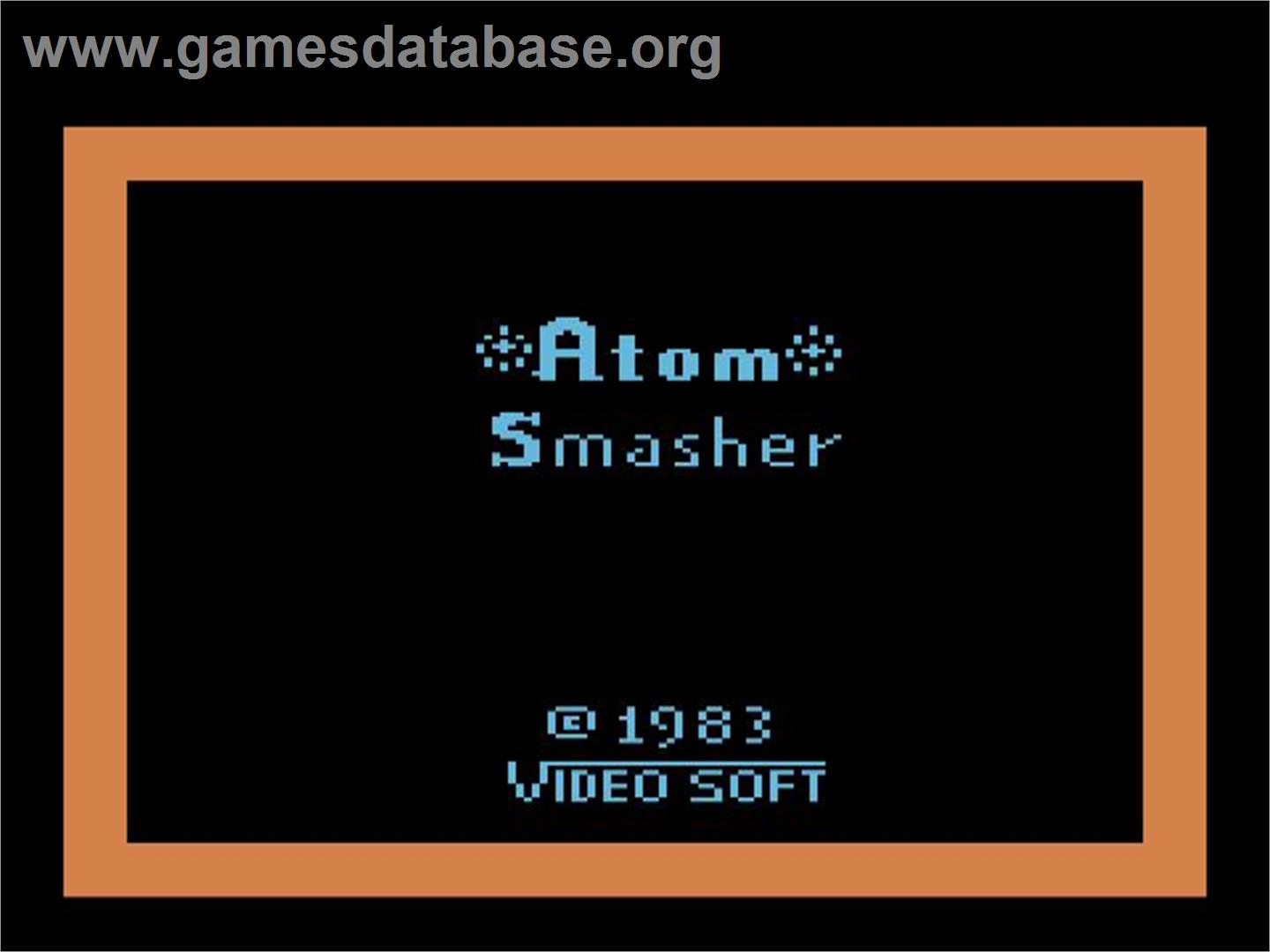 Atom Smasher - Atari 2600 - Artwork - Title Screen