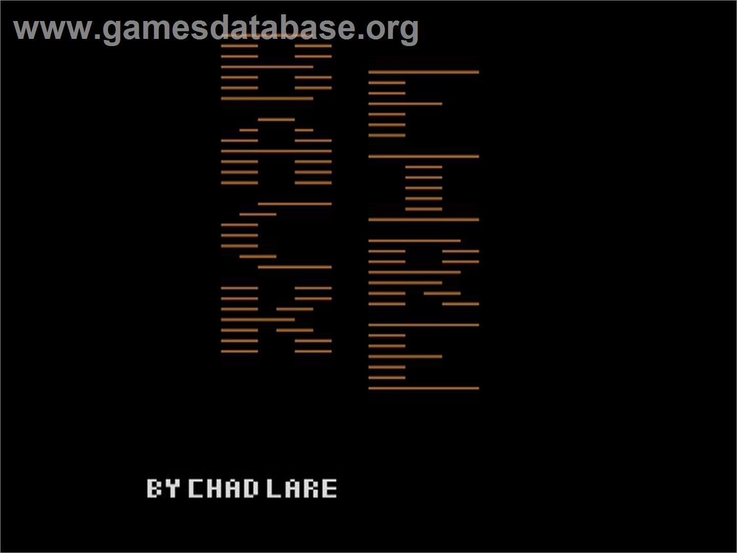 Backfire - Atari 2600 - Artwork - Title Screen