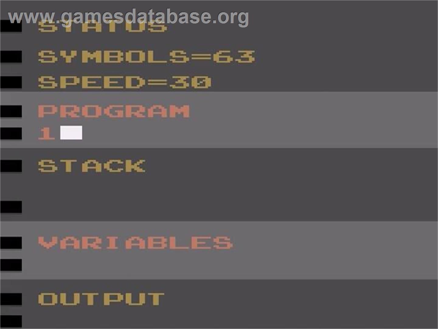 Basic Programming - Atari 2600 - Artwork - Title Screen