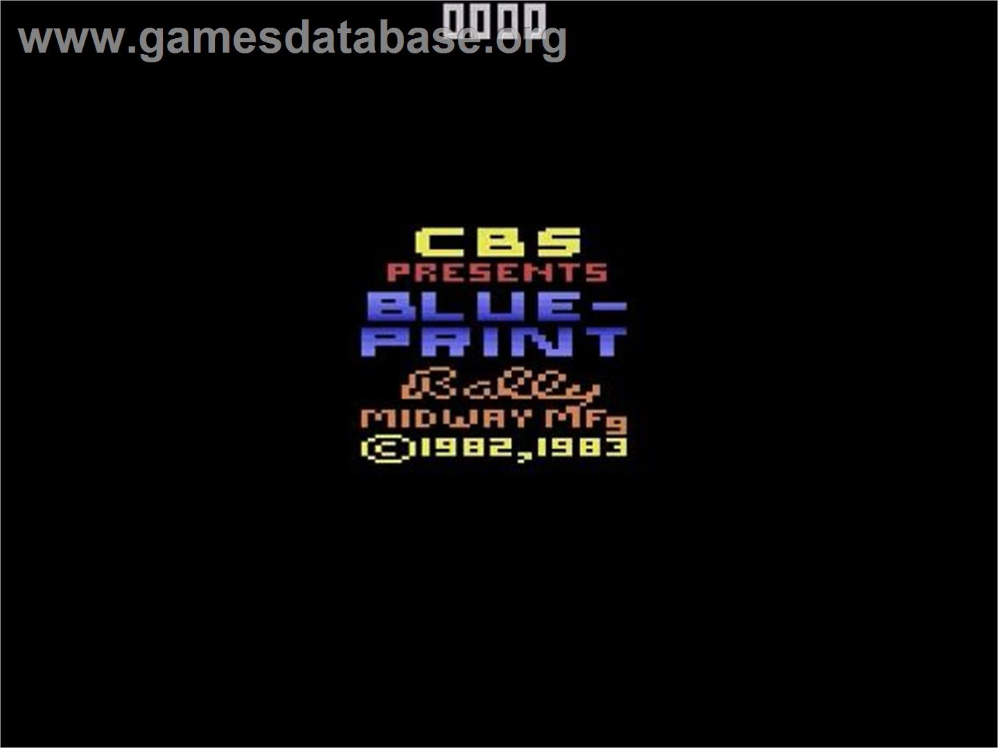 Blueprint - Atari 2600 - Artwork - Title Screen