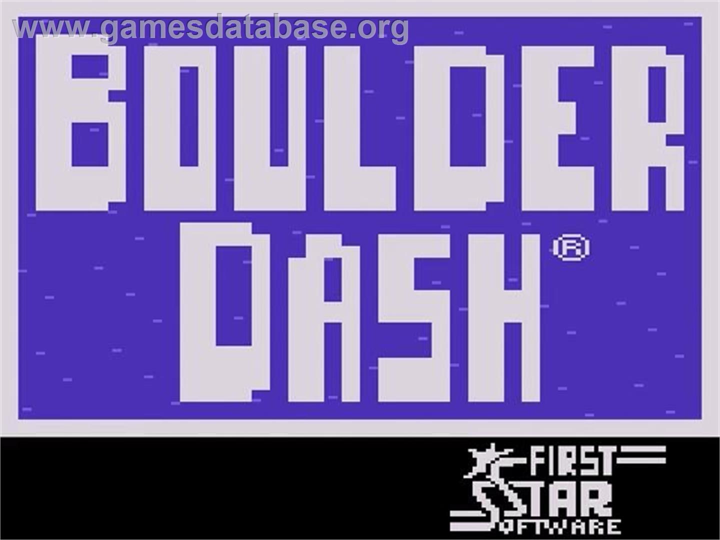 Boulder Dash - Atari 2600 - Artwork - Title Screen