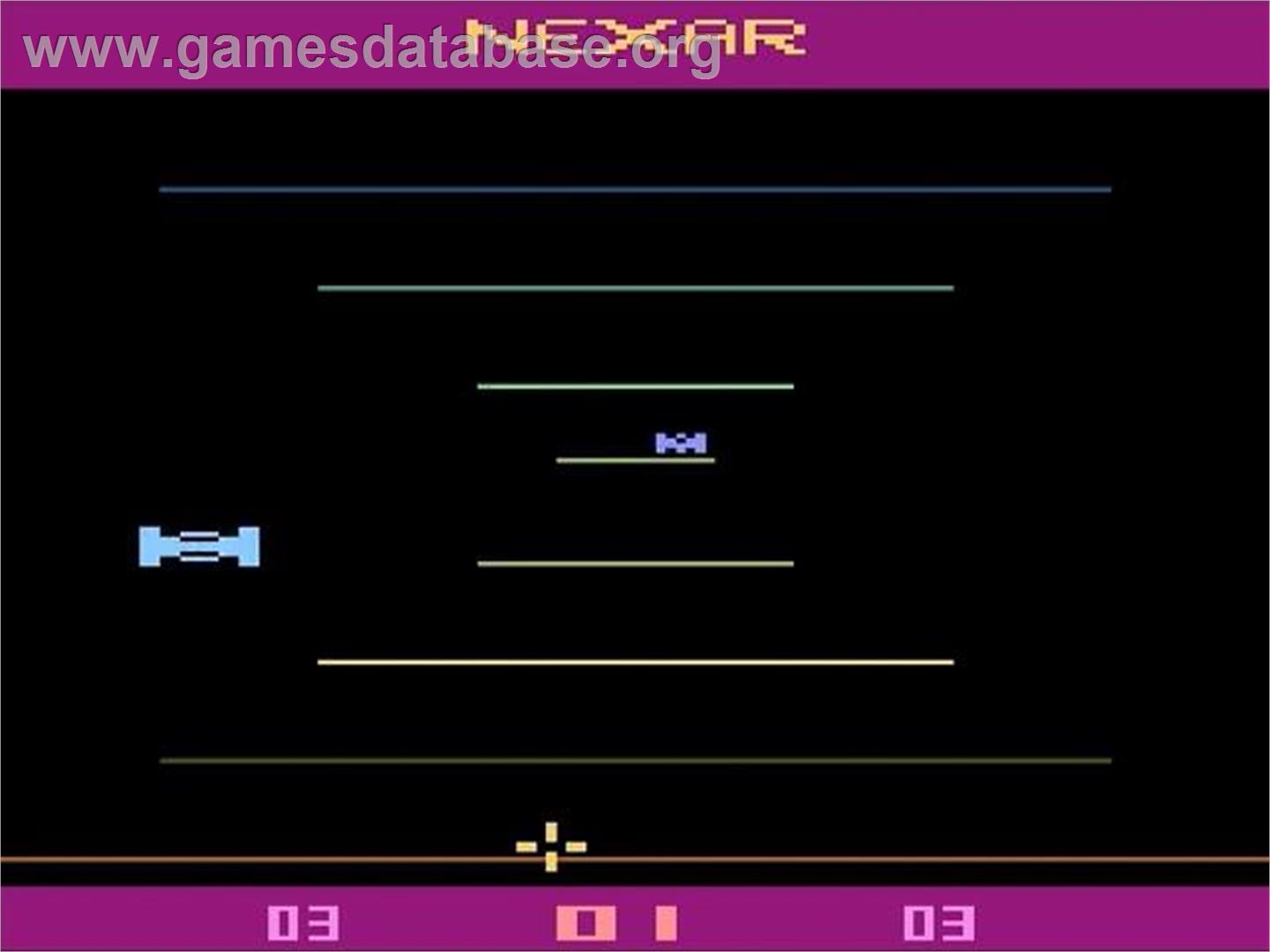 Challenge Of Nexar, The - Atari 2600 - Artwork - Title Screen