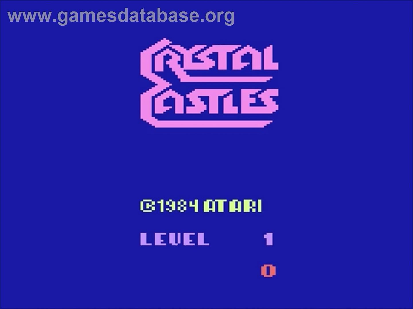Crystal Castles - Atari 2600 - Artwork - Title Screen