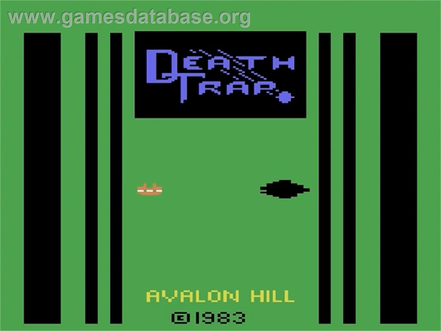 Death Trap - Atari 2600 - Artwork - Title Screen