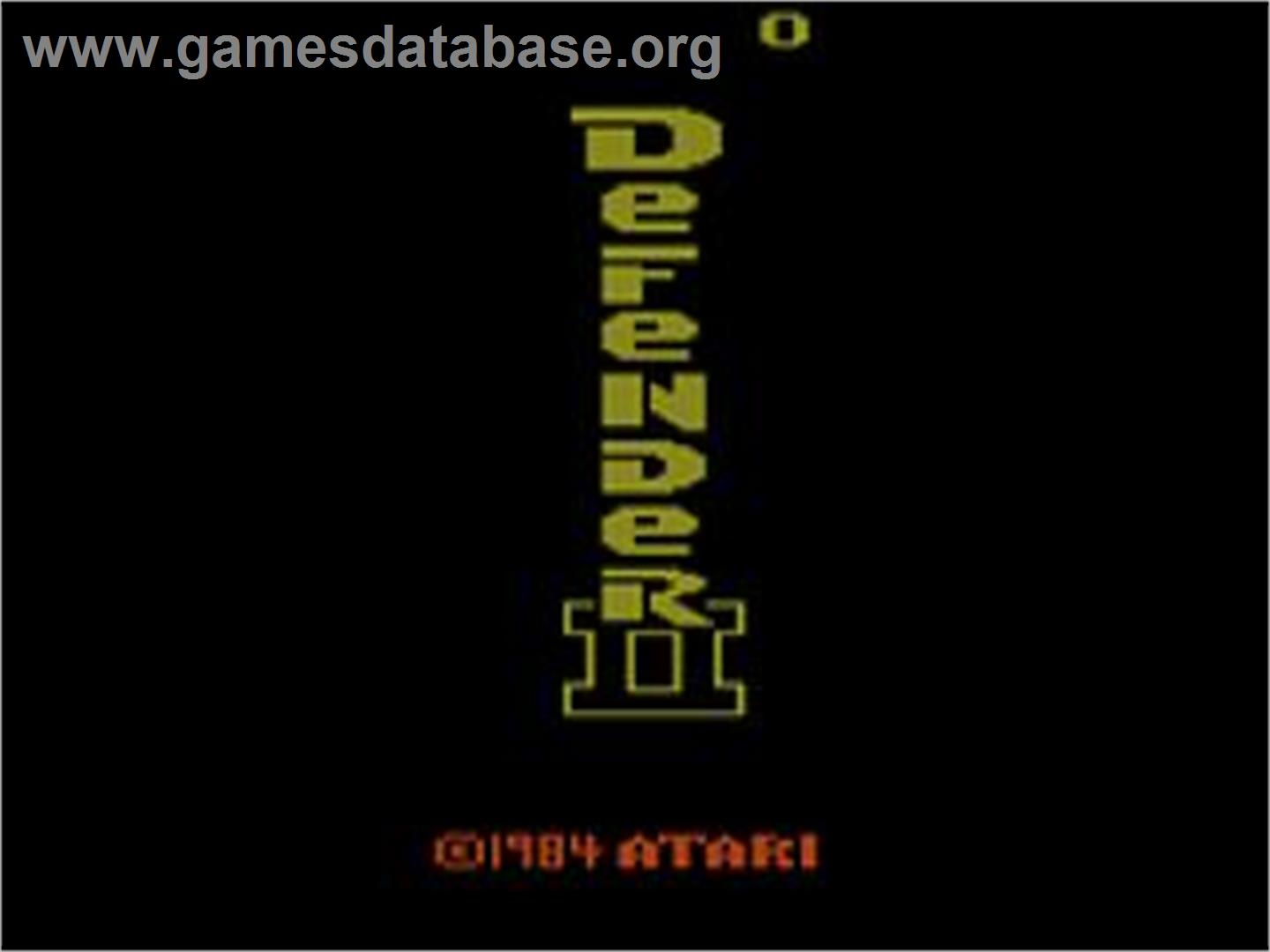 Defender 2 - Atari 2600 - Artwork - Title Screen