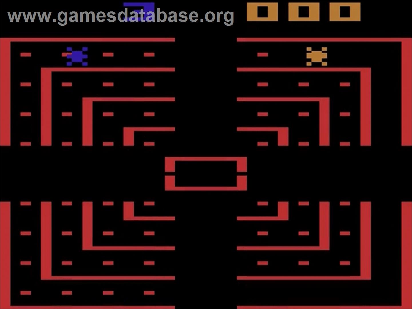 Dodge 'Em - Atari 2600 - Artwork - Title Screen