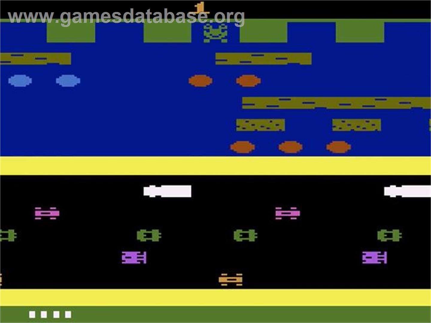 Frogger (Parker Brothers) - Atari 2600 - Artwork - Title Screen