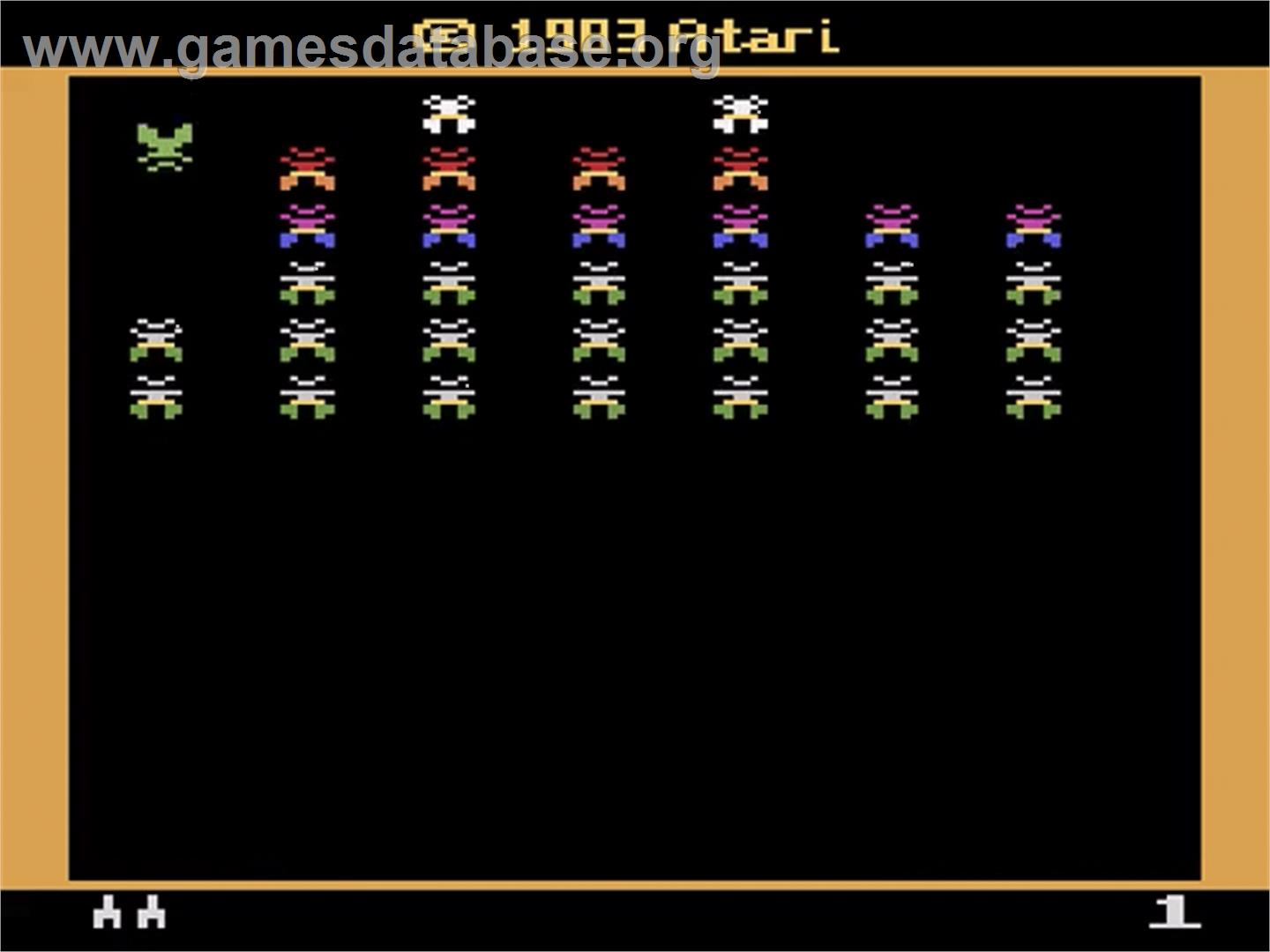 Galaxian - Atari 2600 - Artwork - Title Screen