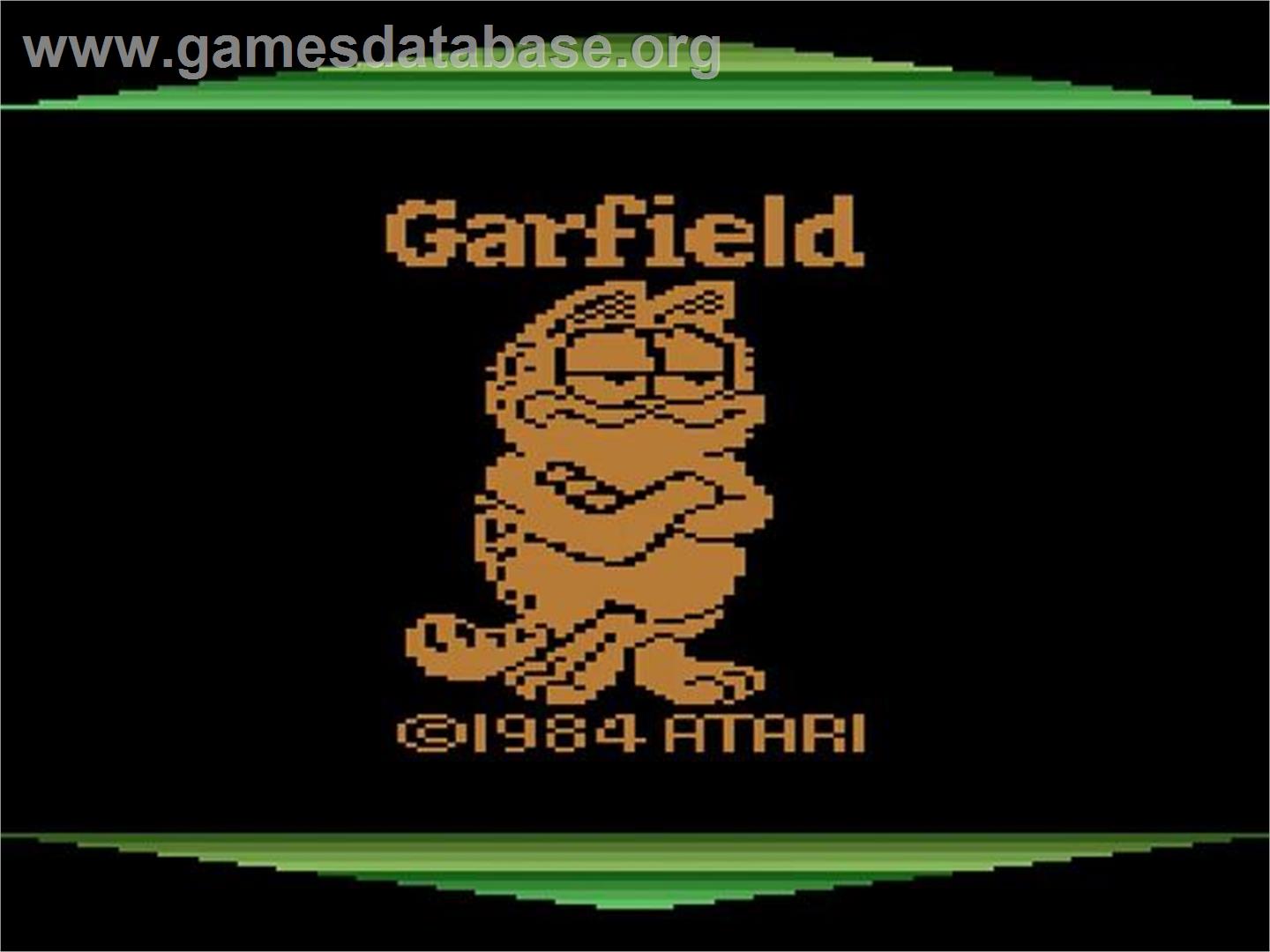 Garfield - Atari 2600 - Artwork - Title Screen