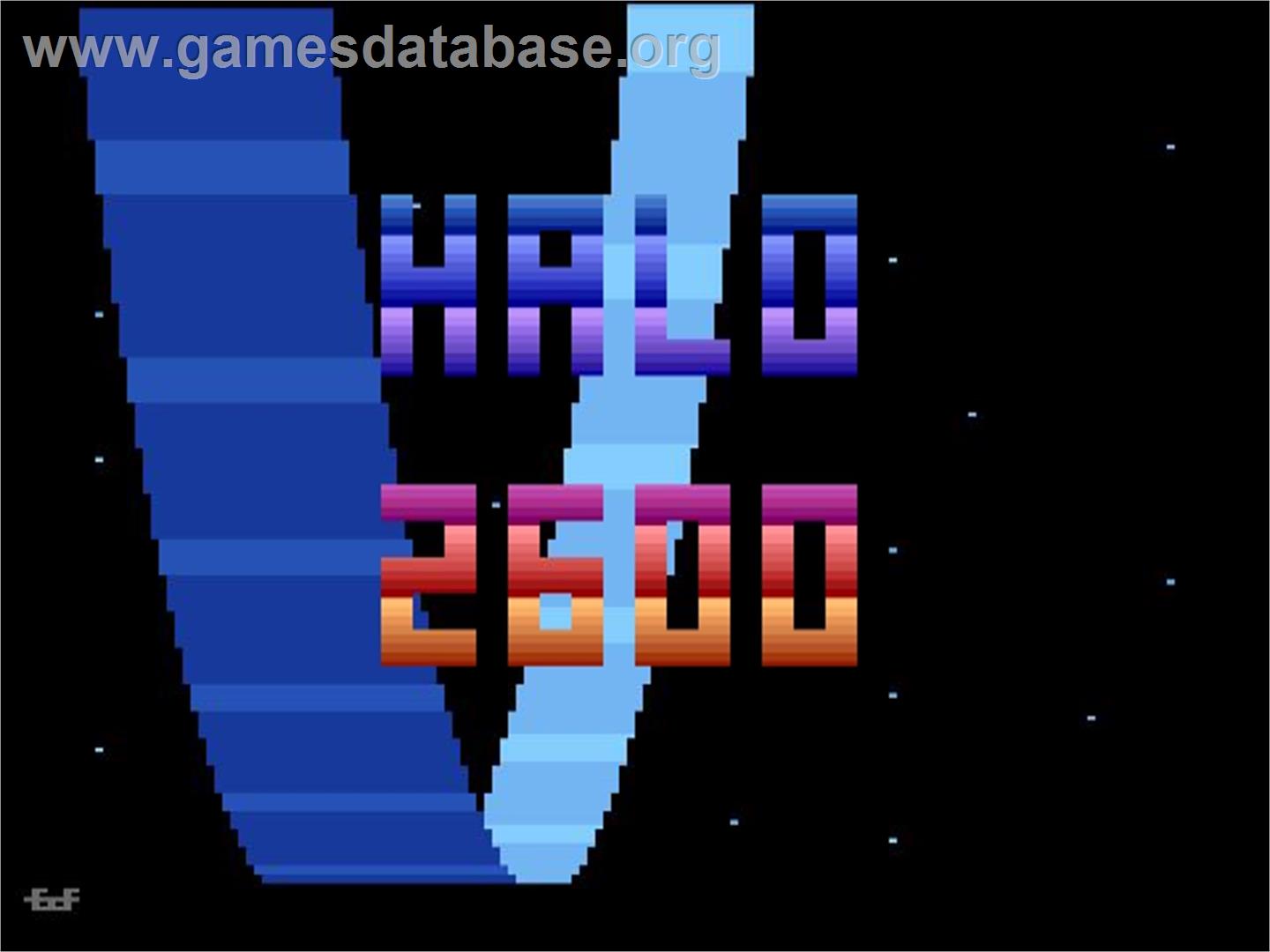 Halo 2600 - Atari 2600 - Artwork - Title Screen