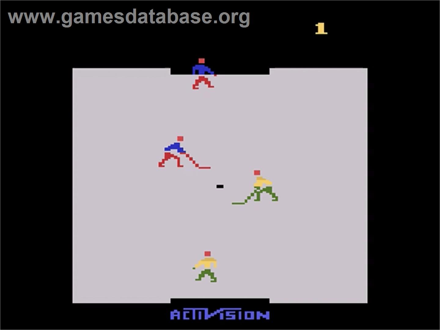 Ice Hockey - Atari 2600 - Artwork - Title Screen