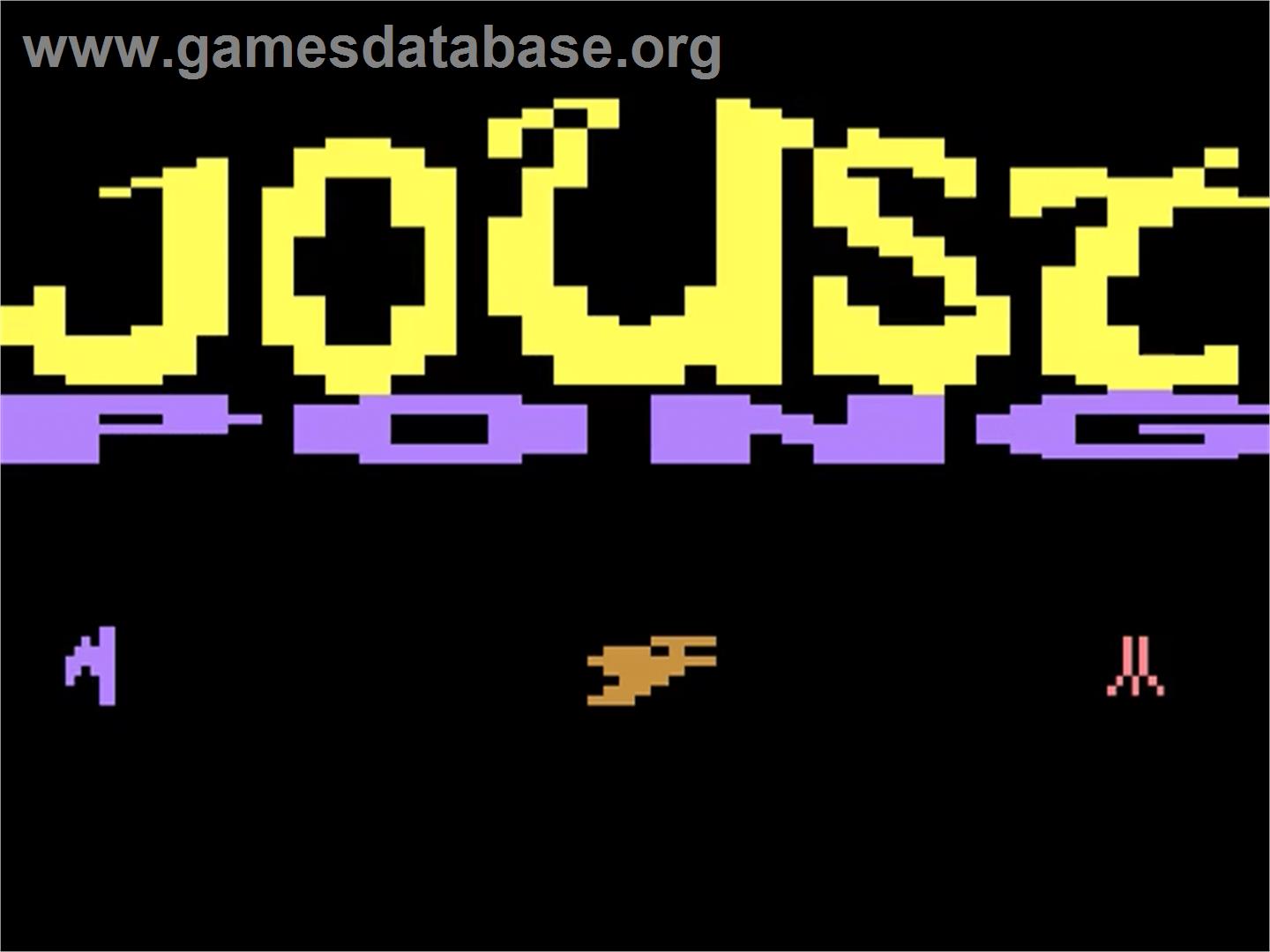 JoustPong - Atari 2600 - Artwork - Title Screen