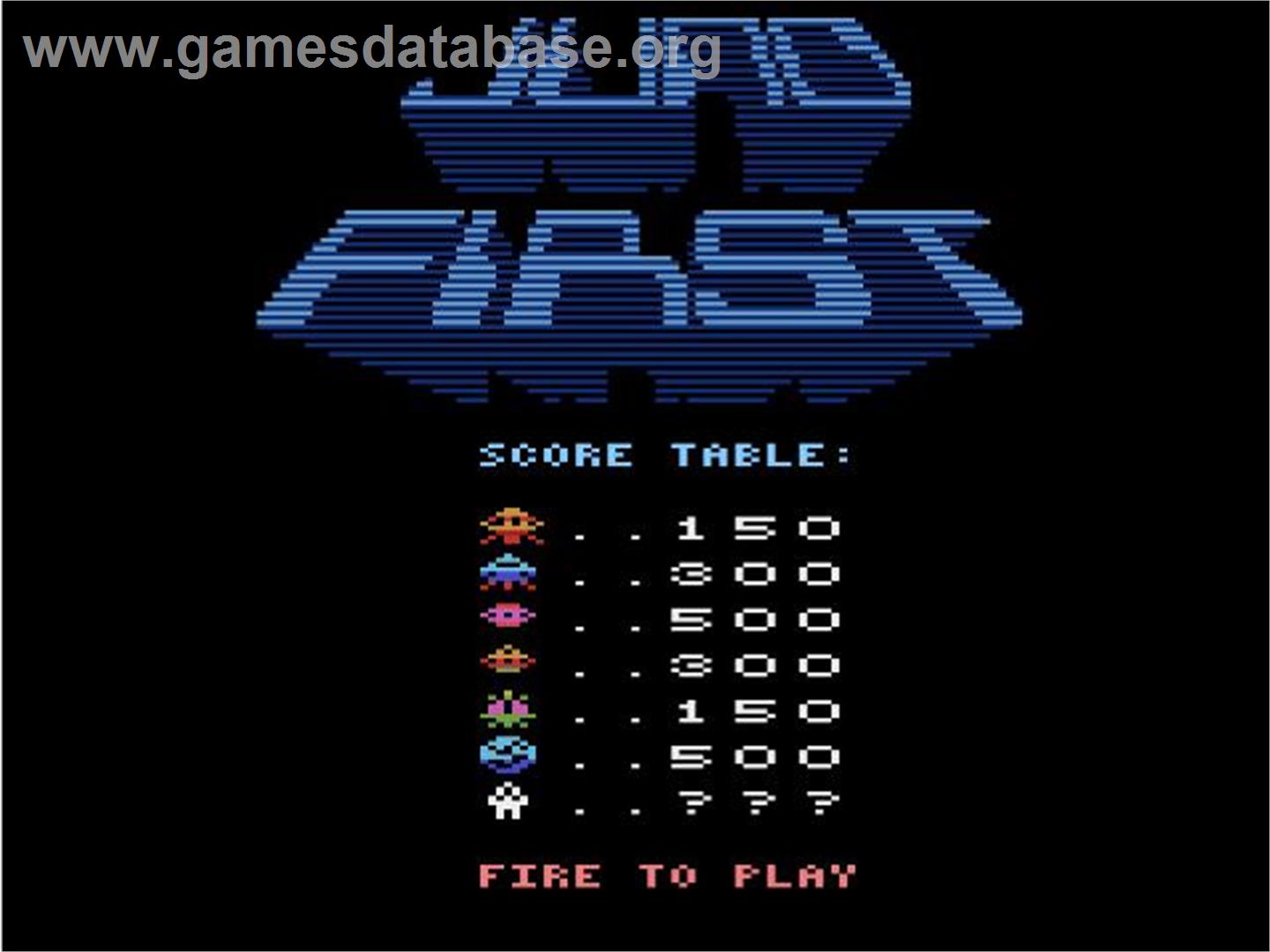 Juno First - Atari 2600 - Artwork - Title Screen