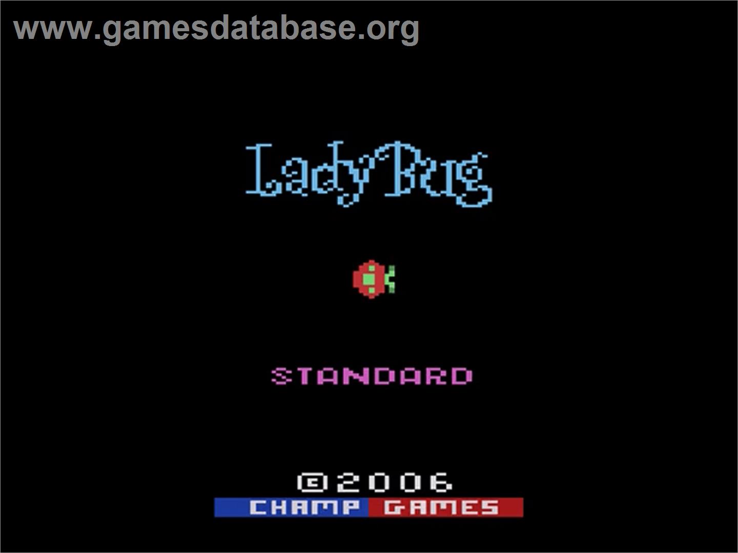 Lady Bug - Atari 2600 - Artwork - Title Screen