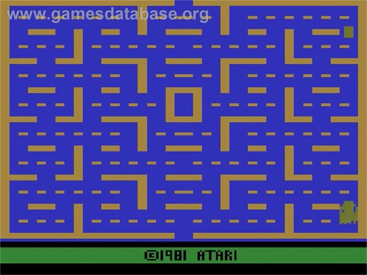 Pac-man - Atari 2600 - Artwork - Title Screen