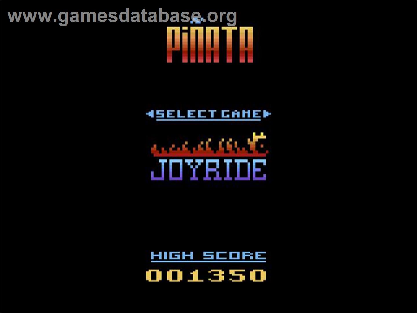 Pinata - Atari 2600 - Artwork - Title Screen