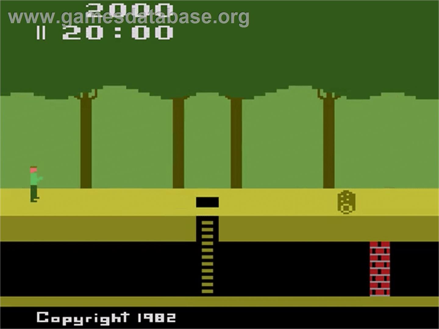 Pitfall! - Atari 2600 - Artwork - Title Screen