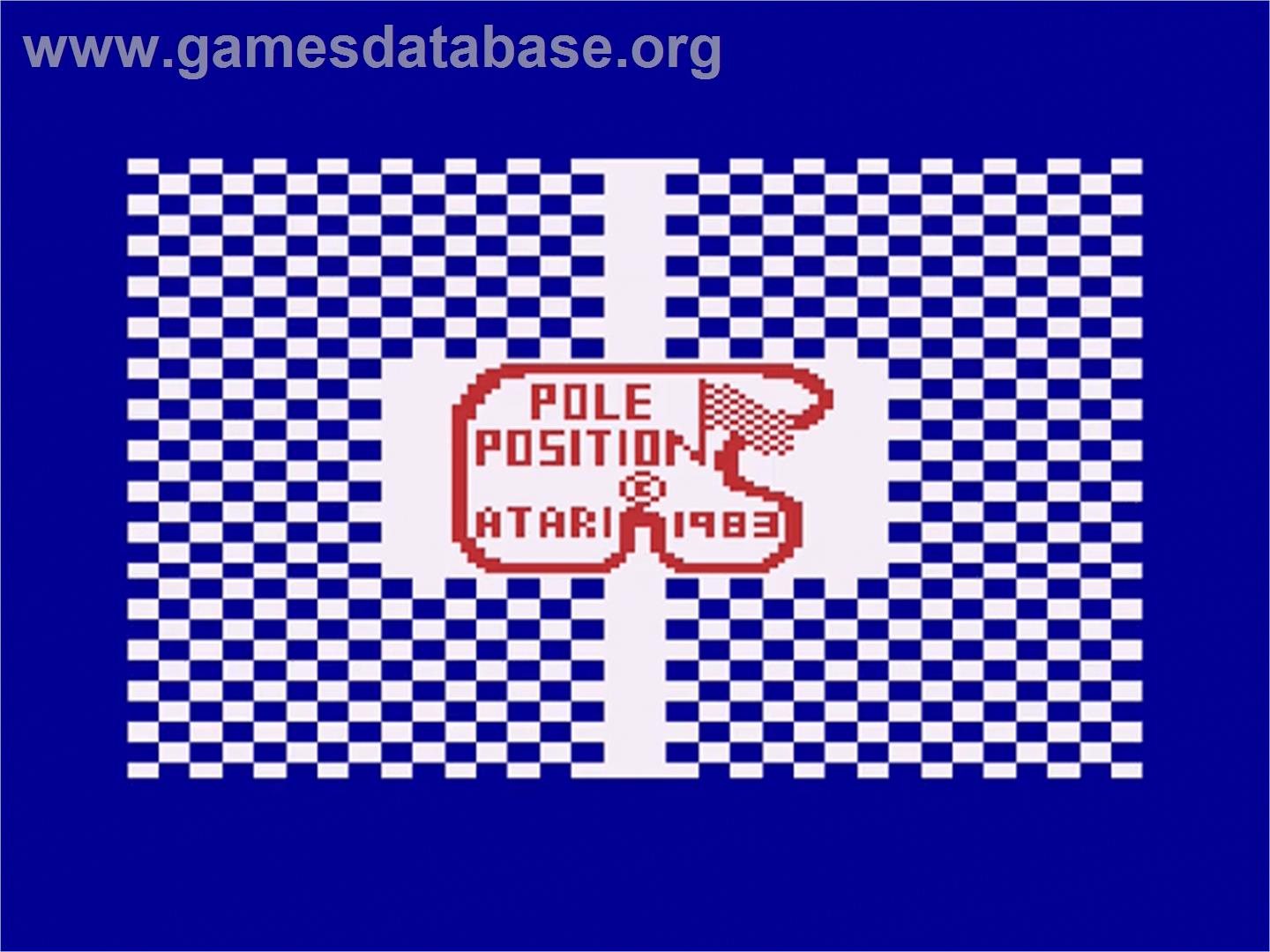 Pole Position - Atari 2600 - Artwork - Title Screen