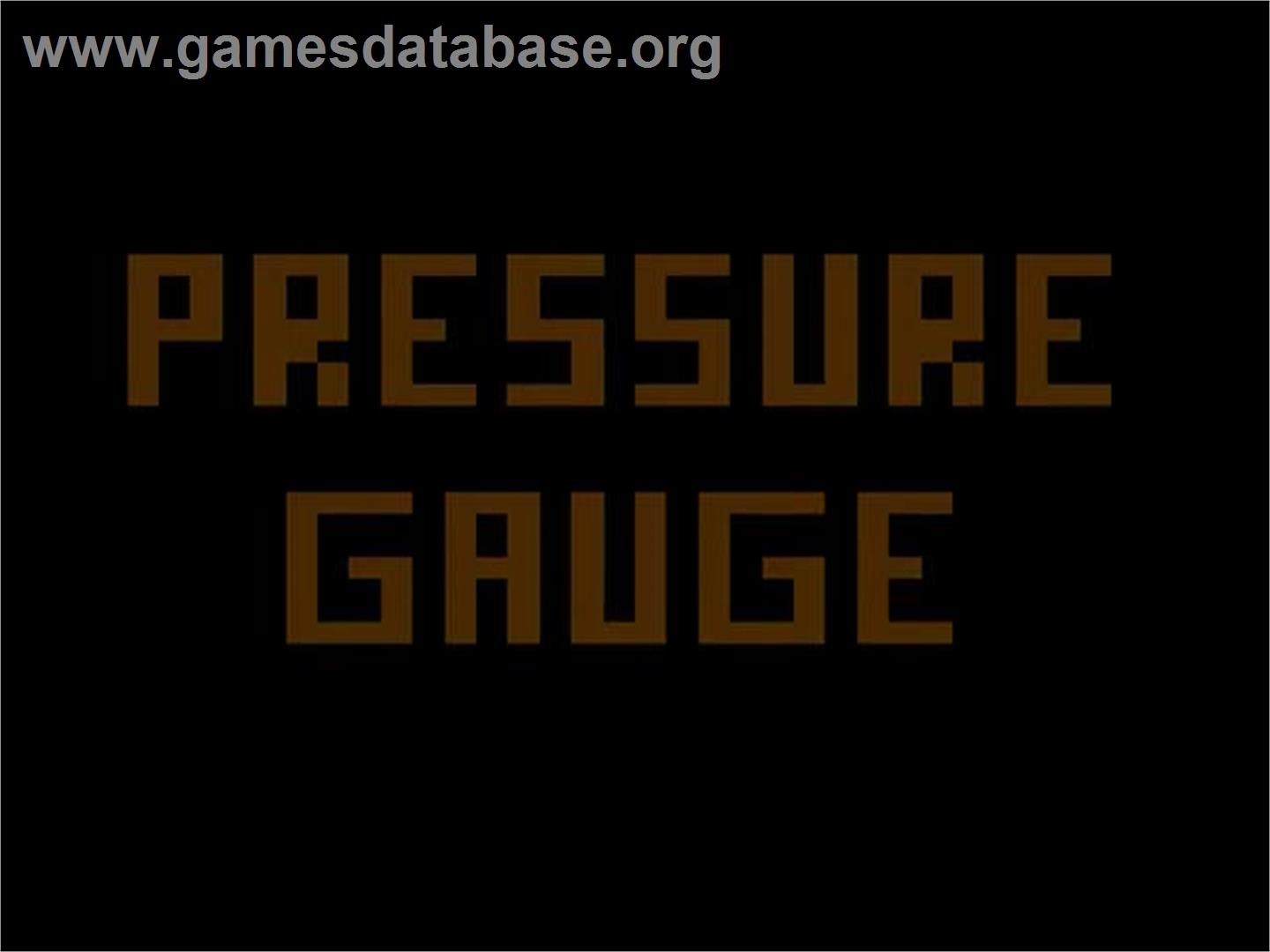 Pressure Gauge - Atari 2600 - Artwork - Title Screen