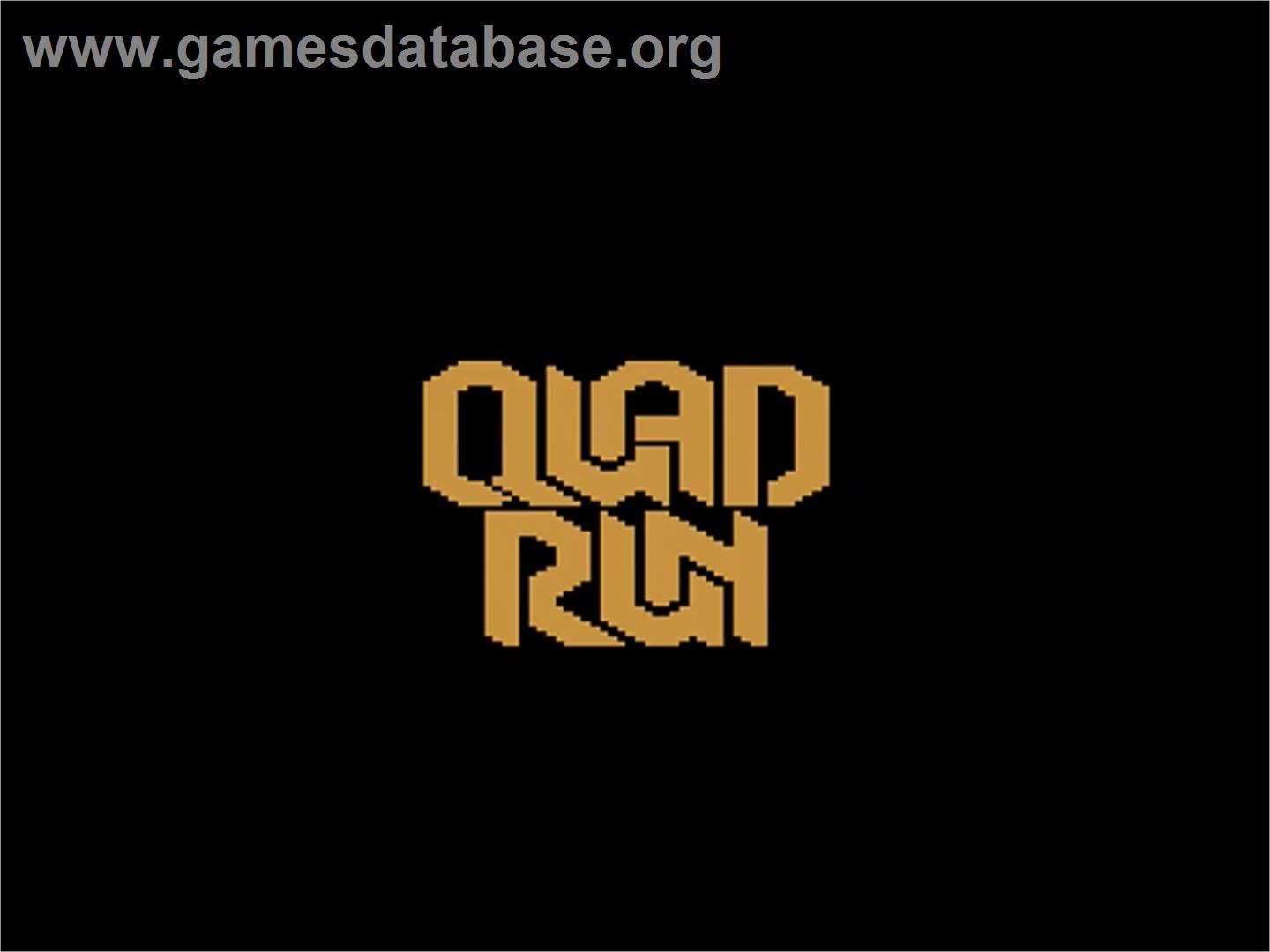 Quadrun - Atari 2600 - Artwork - Title Screen