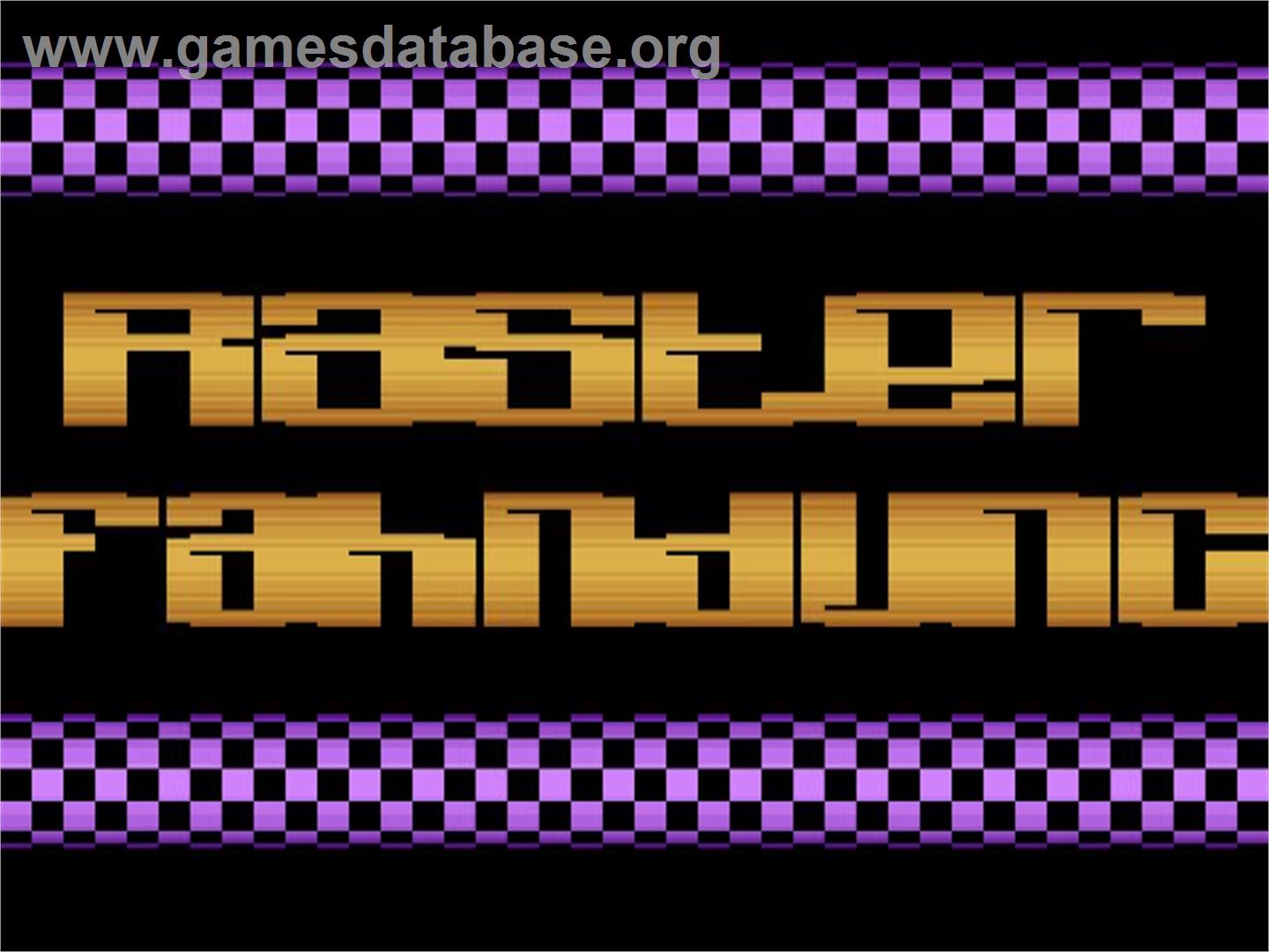 Raster Fahndung - Atari 2600 - Artwork - Title Screen