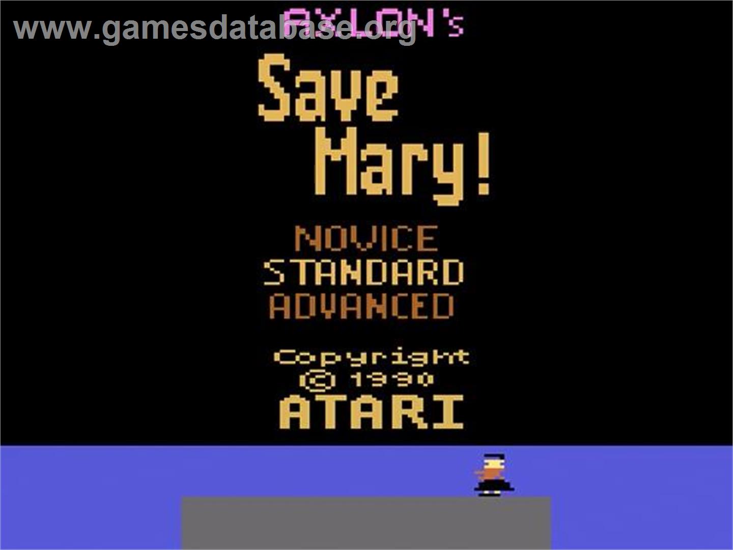 Save Mary! - Atari 2600 - Artwork - Title Screen