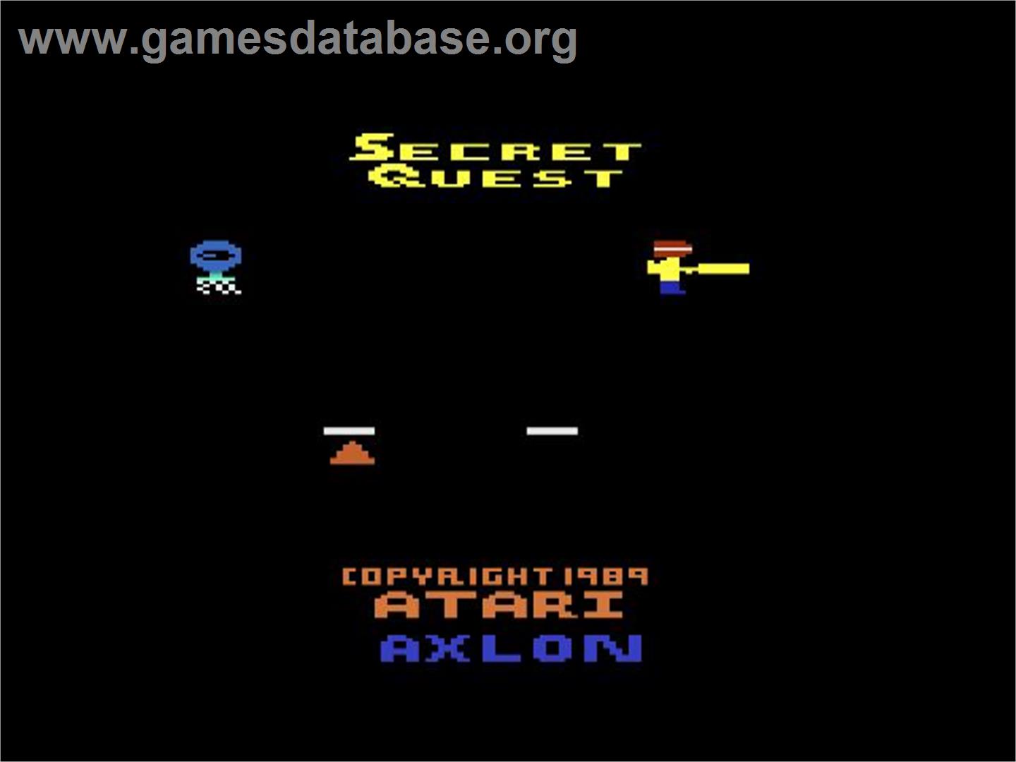 Secret Quest - Atari 2600 - Artwork - Title Screen