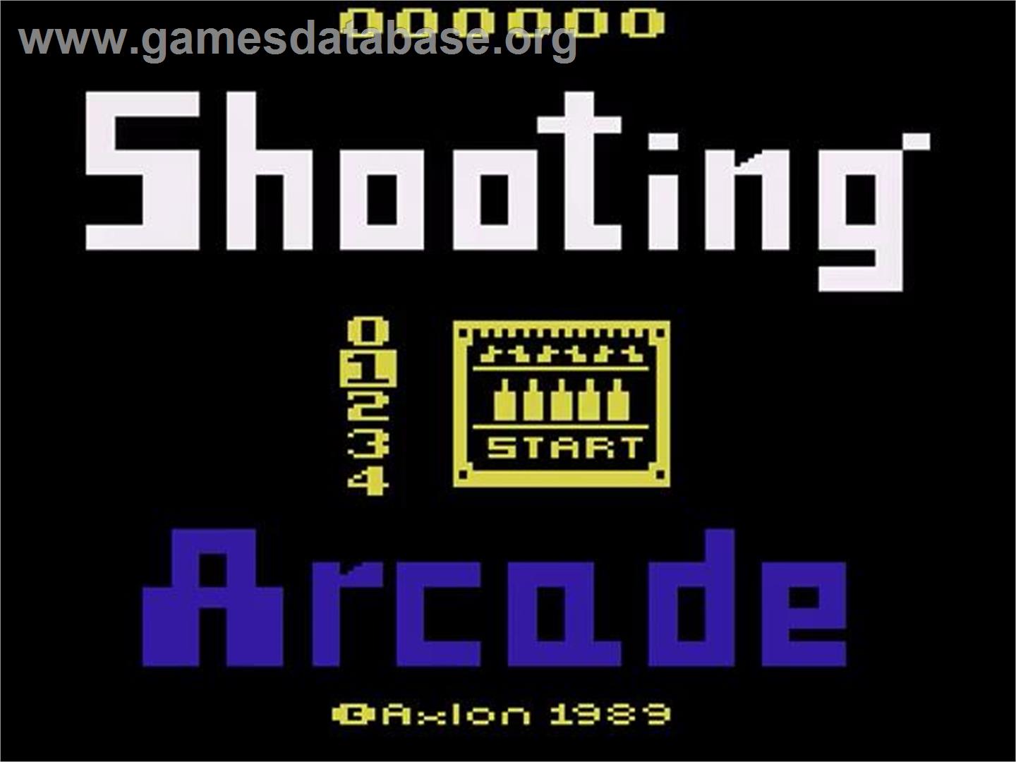 Shooting Arcade - Atari 2600 - Artwork - Title Screen