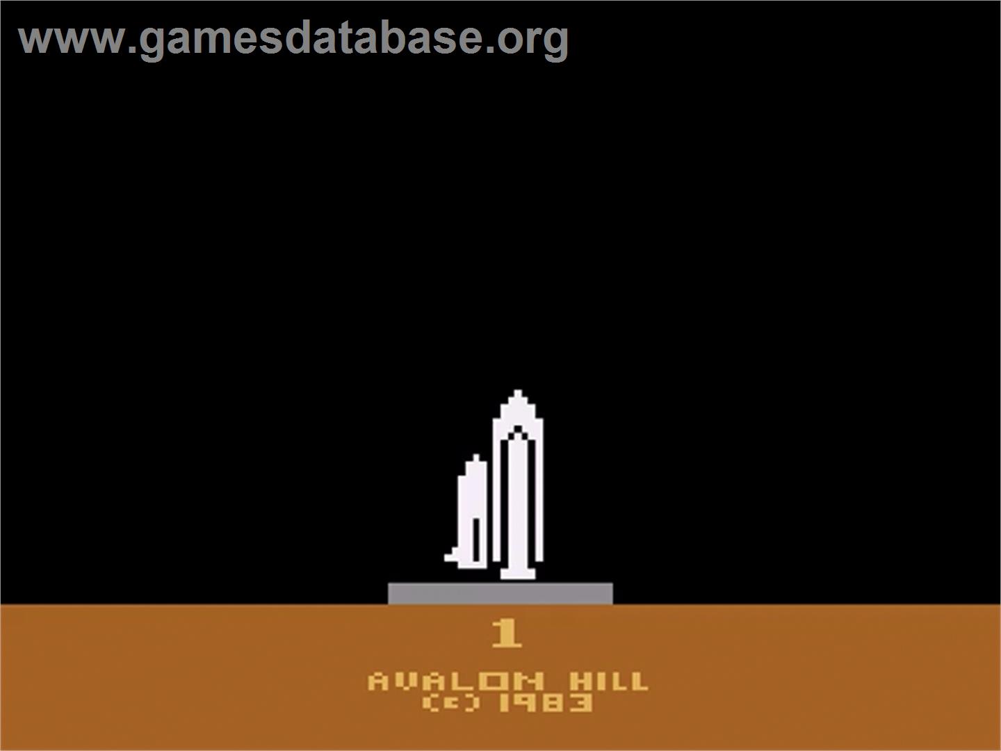 Shuttle Orbiter - Atari 2600 - Artwork - Title Screen