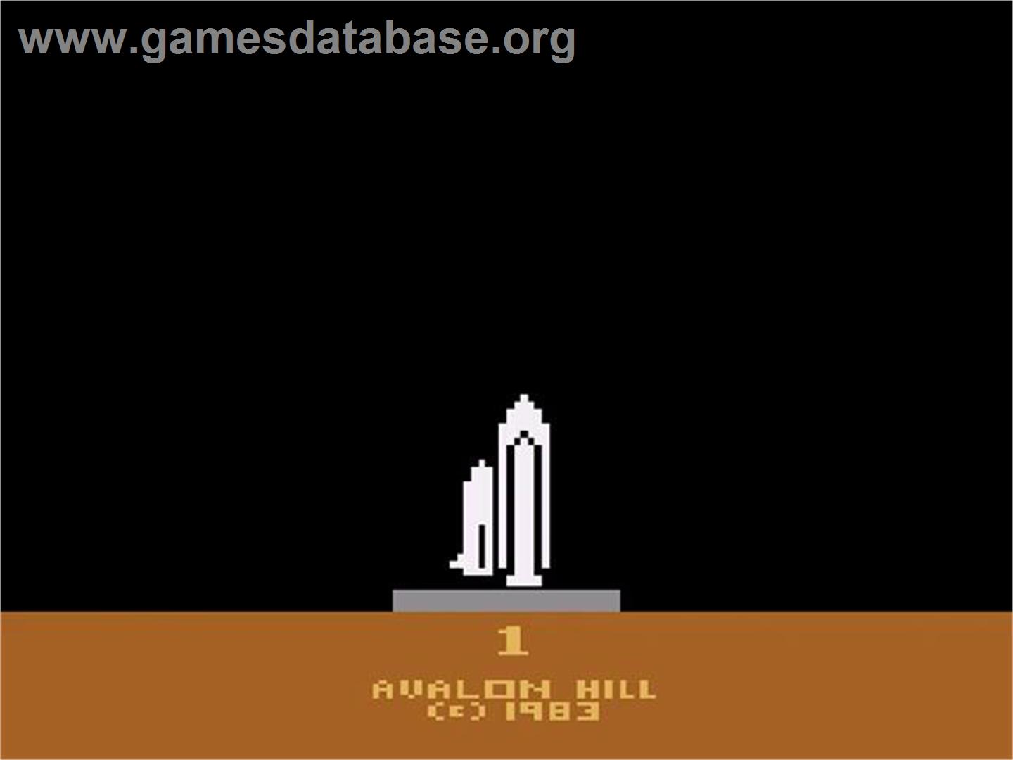 Shuttle Orbiter - Atari 2600 - Artwork - Title Screen
