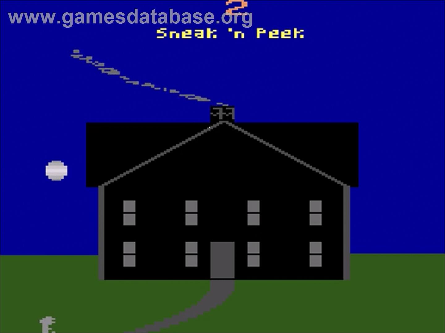 Sneak 'n Peek - Atari 2600 - Artwork - Title Screen