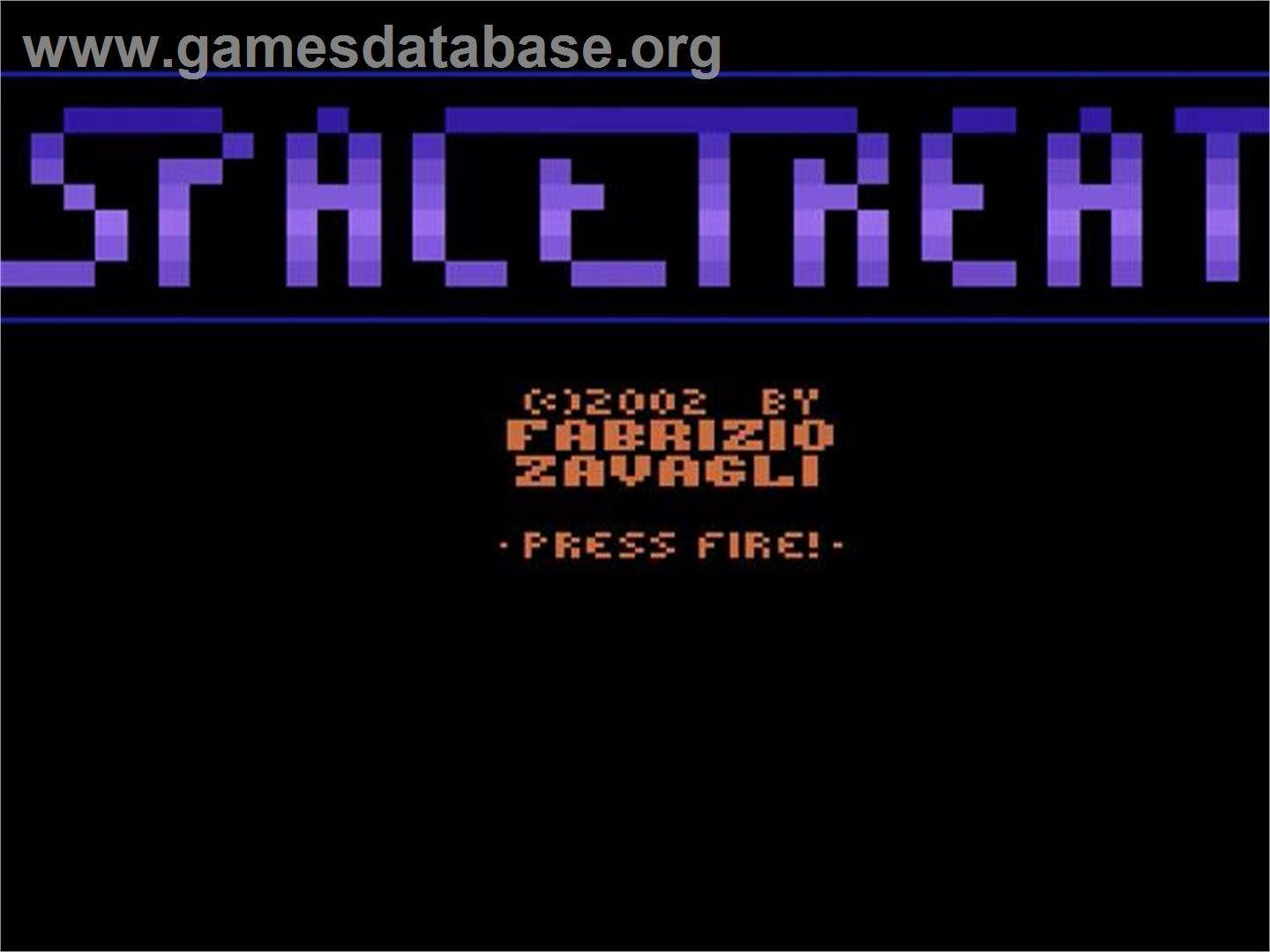 Space Treat - Atari 2600 - Artwork - Title Screen